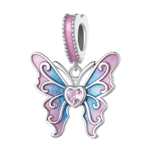 Pandora Style Butterfly Fairy Pendant - SCC2472 (image for) Pandora Style Butterfly Fairy Pendant - SCC2472