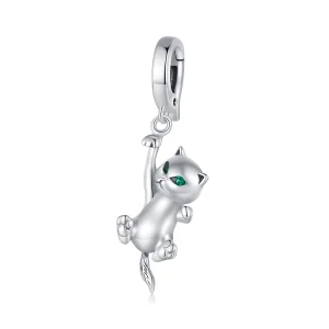 Pandora Style Cat Dangle - SCC2572 (image for) Pandora Style Cat Dangle - SCC2572