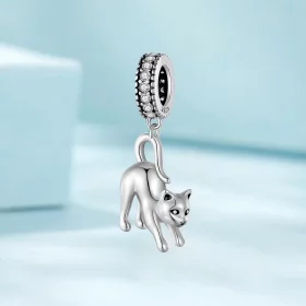 Pandora Style Cat Dangle - SCC2595 Pandora Style Cat Dangle - SCC2595