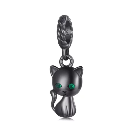 Pandora Style Cat Dangle - SCX122-D Pandora Style Cat Dangle - SCX122-D