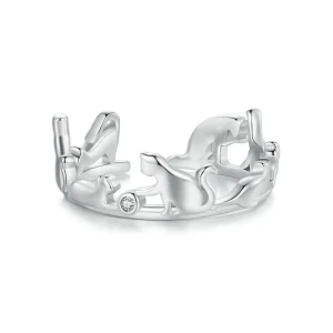 Pandora Style Cat Open Ring - SCR944-E (image for) Pandora Style Cat Open Ring - SCR944-E