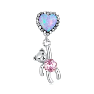 Pandora Style Dangle Bear - SCC2591 (image for) Pandora Style Dangle Bear - SCC2591