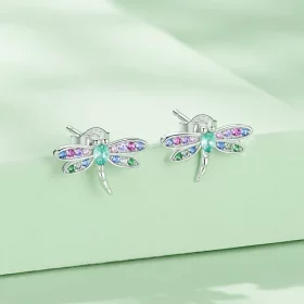 Pandora Style Dragonfly Studs Earrings - BSE795 Pandora Style Dragonfly Studs Earrings - BSE795