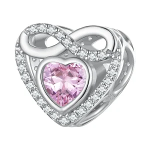 Pandora Style Eternal Heart Charm - BSC826 (image for) Pandora Style Eternal Heart Charm - BSC826