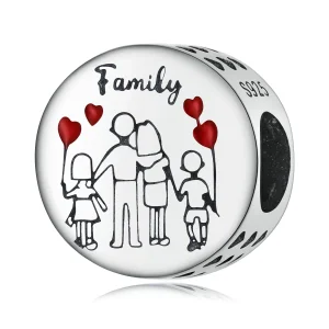 Pandora Style Family Charm - SCC2494 (image for) Pandora Style Family Charm - SCC2494