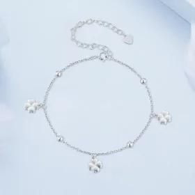 Pandora Style Four Leaf Clover Chain Bracelet - BSB139 Pandora Style Four Leaf Clover Chain Bracelet - BSB139
