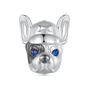 Pandora Style French Bulldog Charm - SCC2588 (image for) Pandora Style French Bulldog Charm - SCC2588