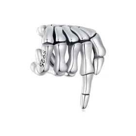 Pandora Style Skeleton Hand Charm - BSC909 Pandora Style Skeleton Hand Charm - BSC909