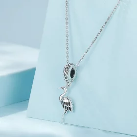 Pandora Style White Stork Dangle - SCC2635 Pandora Style White Stork Dangle - SCC2635