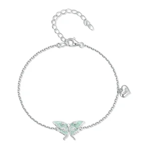 Pandora Style Wizard of Oz Butterfly Chain Bracelet - BSB118 (image for) Pandora Style Wizard of Oz Butterfly Chain Bracelet - BSB118