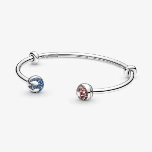 Pandora Moments Star Wars™ Light & Dark Side Logo Open Bangle - 591139C01 (image for) Pandora Moments Star Wars™ Light & Dark Side Logo Open Bangle - 591139C01