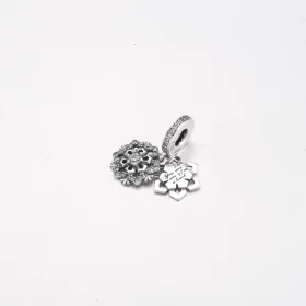 Pandora Sparkling Snowflake Double Dangle Charm - 792355C01 Pandora Sparkling Snowflake Double Dangle Charm - 792355C01
