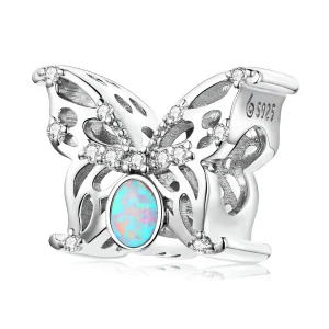 PANDORA Style Opal Butterfly Charm - BSC558 (image for) PANDORA Style Opal Butterfly Charm - BSC558