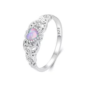 PANDORA Style Pink Opal Ring - BSR512 PANDORA Style Pink Opal Ring - BSR512