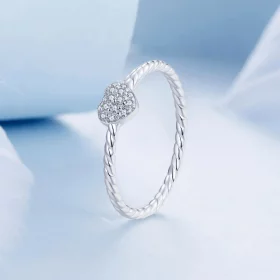 PANDORA Style Shining Heart Ring - BSR516 PANDORA Style Shining Heart Ring - BSR516