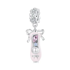 PANDORA Style Ballet Shoe Pendant - SCC2761 (image for) PANDORA Style Ballet Shoe Pendant - SCC2761