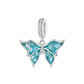 PANDORA Style Blue Morpho Pendant - BSC982 PANDORA Style Blue Morpho Pendant - BSC982