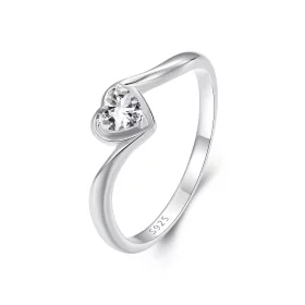 PANDORA Style Exquisite Love Moissanite Ring (One Certificate) - MSR047 PANDORA Style Exquisite Love Moissanite Ring (One Certificate) - MSR047