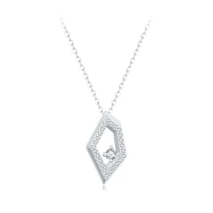 PANDORA Style Geometric Sparkle Necklace - SCN517 (image for) PANDORA Style Geometric Sparkle Necklace - SCN517