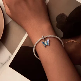 PANDORA Style Luminous Colorful Butterfly Pendant - SCC2731 PANDORA Style Luminous Colorful Butterfly Pendant - SCC2731