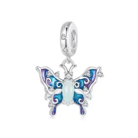 PANDORA Style Luminous Colorful Butterfly Pendant - SCC2731 PANDORA Style Luminous Colorful Butterfly Pendant - SCC2731