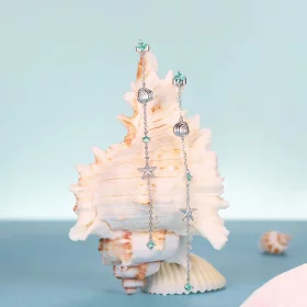 PANDORA Style Blue Ocean Earrings - BSE1013 PANDORA Style Blue Ocean Earrings - BSE1013