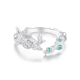 PANDORA Style Conch shell Open Ring - BSR554-E PANDORA Style Conch shell Open Ring - BSR554-E