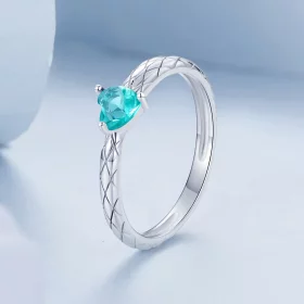 PANDORA Style Heart diamond pattern ring - BSR563 PANDORA Style Heart diamond pattern ring - BSR563