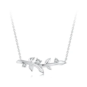 PANDORA Style Leaf Necklace - BSN391 (image for) PANDORA Style Leaf Necklace - BSN391