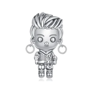PANDORA Style Punk Boy Charm - SCC2792 (image for) PANDORA Style Punk Boy Charm - SCC2792