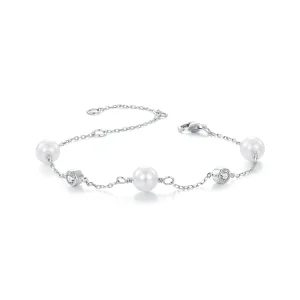 PANDORA Style Sea Rhythm 0.1ct Bracelet (with one certificate) - MSB017 (image for) PANDORA Style Sea Rhythm 0.1ct Bracelet (with one certificate) - MSB017