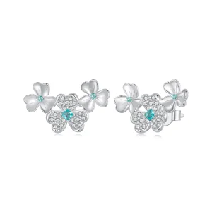 PANDORA Style Shamrock earrings - BSE1026 (image for) PANDORA Style Shamrock earrings - BSE1026