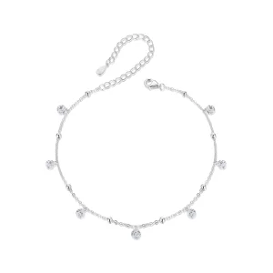 PANDORA Style Smart and glittery anklet - SCT025 (image for) PANDORA Style Smart and glittery anklet - SCT025