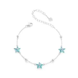PANDORA Style Starfish Teal Bracelet - SCB276 (image for) PANDORA Style Starfish Teal Bracelet - SCB276
