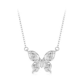 PANDORA Style Rose Butterfly Necklace - BSN396 PANDORA Style Rose Butterfly Necklace - BSN396
