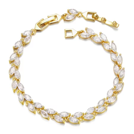 PANDORA风格橄榄叶手链 - YIB069-B PANDORA风格橄榄叶手链 - YIB069-B