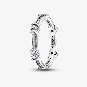Pandora Radiant Sparkling Hearts Ring - 192496C01 Pandora Radiant Sparkling Hearts Ring - 192496C01