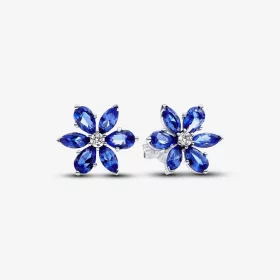 Pandora Sparkling Blue Herbarium Cluster Stud Earrings - 292407C01 Pandora Sparkling Blue Herbarium Cluster Stud Earrings - 292407C01