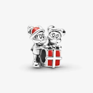 Pandora Disney Mickey Mouse and Minnie Mouse Present Charm - 799194C01 (image for) Pandora Disney Mickey Mouse and Minnie Mouse Present Charm - 799194C01