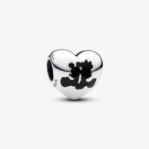 Pandora Disney Mickey Mouse & Minnie Mouse Heart Charm - 793092C01 (image for) Pandora Disney Mickey Mouse & Minnie Mouse Heart Charm - 793092C01