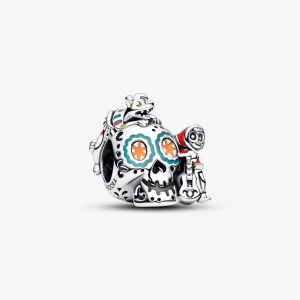 Pandora Disney Pixar Coco Miguel & Dante Skull Glow-in-the-dark Charm - 792817C01 (image for) Pandora Disney Pixar Coco Miguel & Dante Skull Glow-in-the-dark Charm - 792817C01
