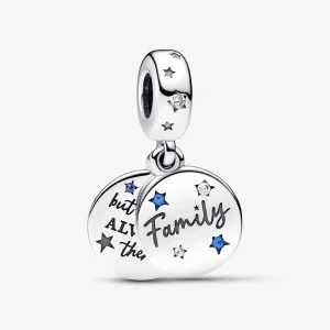 Pandora Family Love Double Dangle Charm - 792987C01 (image for) Pandora Family Love Double Dangle Charm - 792987C01