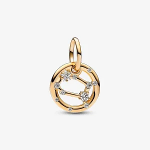 Pandora Gemini Zodiac Dangle Charm - 762711C01 (image for) Pandora Gemini Zodiac Dangle Charm - 762711C01