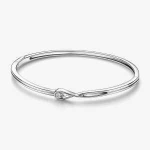 Pandora Infinite Lab-grown Diamond Bangle 0.15 carat tw Sterling Silver - 592065C01 (image for) Pandora Infinite Lab-grown Diamond Bangle 0.15 carat tw Sterling Silver - 592065C01