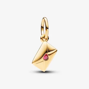 Pandora Love Letter Envelope Dangle Charm - 762606C01 (image for) Pandora Love Letter Envelope Dangle Charm - 762606C01