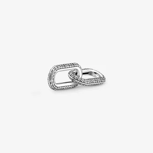Pandora ME Styling Pavé Double Link - 799660C02 (image for) Pandora ME Styling Pavé Double Link - 799660C02