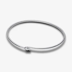 Pandora Nova Lab-grown Diamond Open Bangle 0.25 carat tw Sterling Silver - 593220C01 (image for) Pandora Nova Lab-grown Diamond Open Bangle 0.25 carat tw Sterling Silver - 593220C01