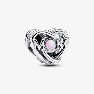 Pandora Openwork Mom & Heart Charm - 793233C01 (image for) Pandora Openwork Mom & Heart Charm - 793233C01