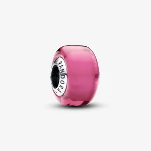 Pandora Pink Mini Murano Glass Charm - 793107C00 (image for) Pandora Pink Mini Murano Glass Charm - 793107C00