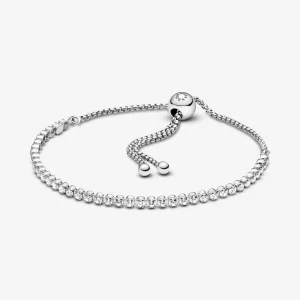 Pandora Sparkling Slider Tennis Bracelet - 599375C01 (image for) Pandora Sparkling Slider Tennis Bracelet - 599375C01